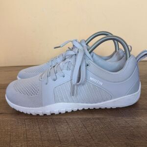 Whitin women's wide barefoot minimalist running shoes zero drop size 37 gray